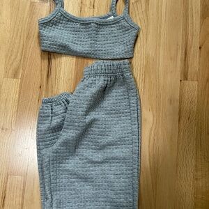 Princess Polly Gray Textured Set